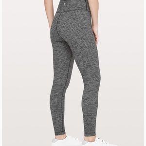 lululemon athletica Dark Gray High-Rise Textured Leggings